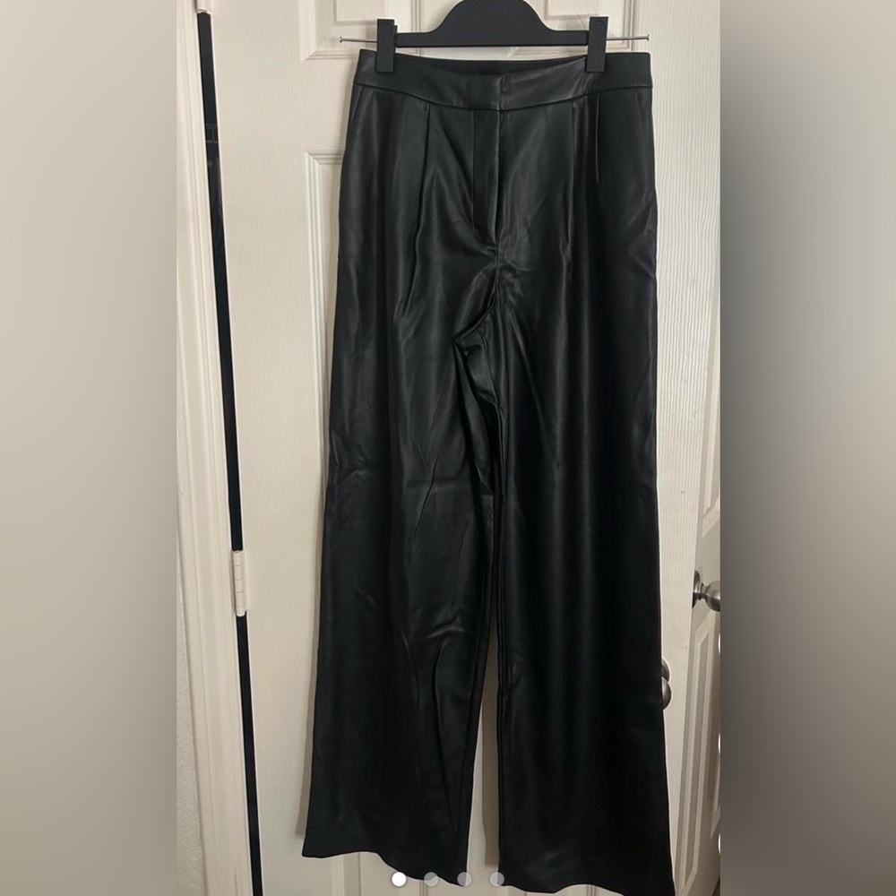 Express Black Wide-Leg Trousers